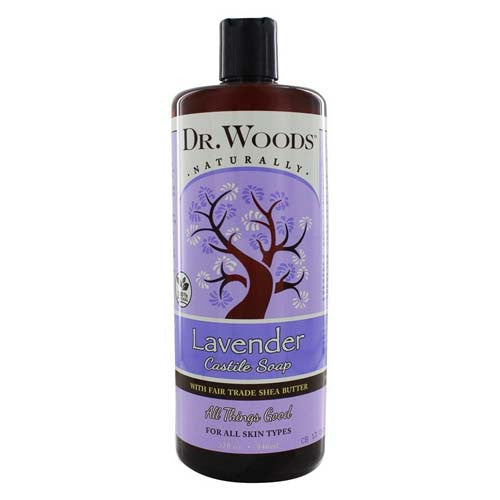 Dr.Woods Shea Vision Lavender Castile Soap With Organic Shea Butter - 32 Oz